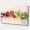 Designart - Memphis Skyline - Cityscape Canvas Artwork Print